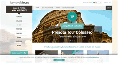 Desktop Screenshot of italytravelstours.com