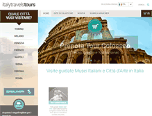 Tablet Screenshot of italytravelstours.com